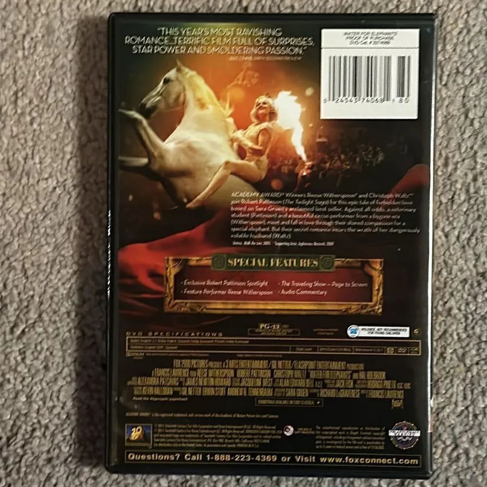 “Water For Elephants DVD! - Picture 2 of 5